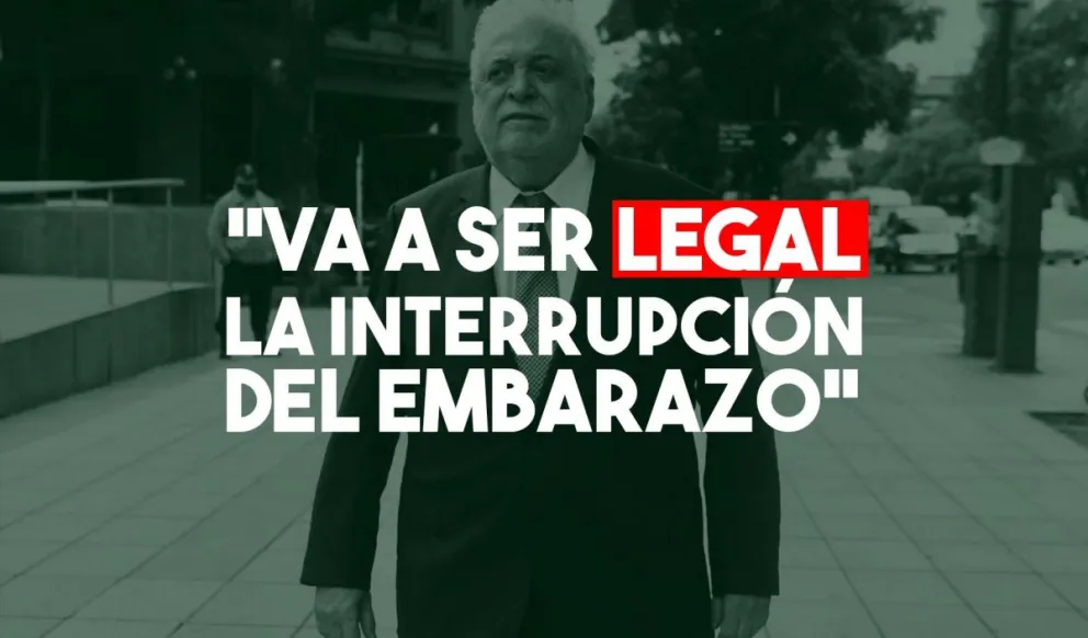 Gines González García: "Va a ser legal la interrupción del embarazo"