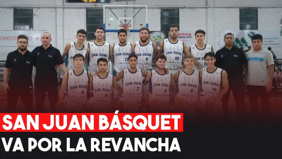 San Juan Básquet este domingo va por la revancha en el Torneo Federal