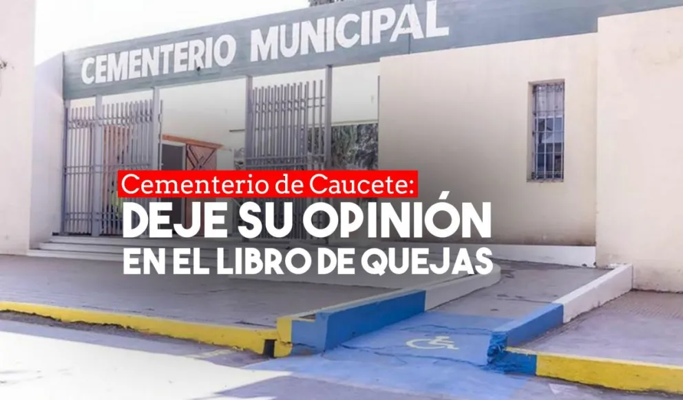 Caucete pone un libro de quejas en el cementerio municipal