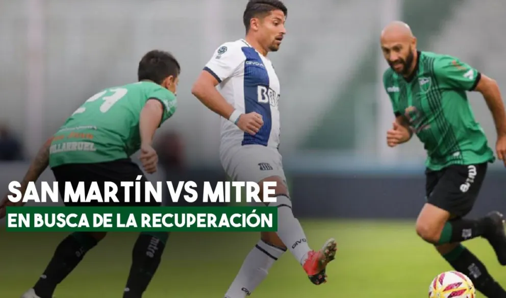 Con equipo confirmado San Martín enfrenta a Mitre de Santiago del Estero