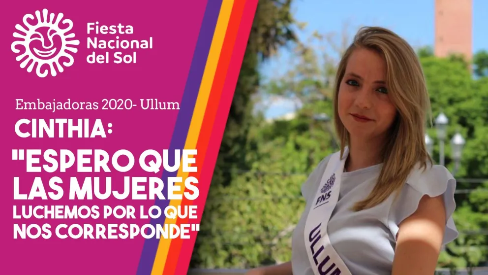 Cinthia, la embajadora que quiere conquistar al país con las costumbres sanjuaninas