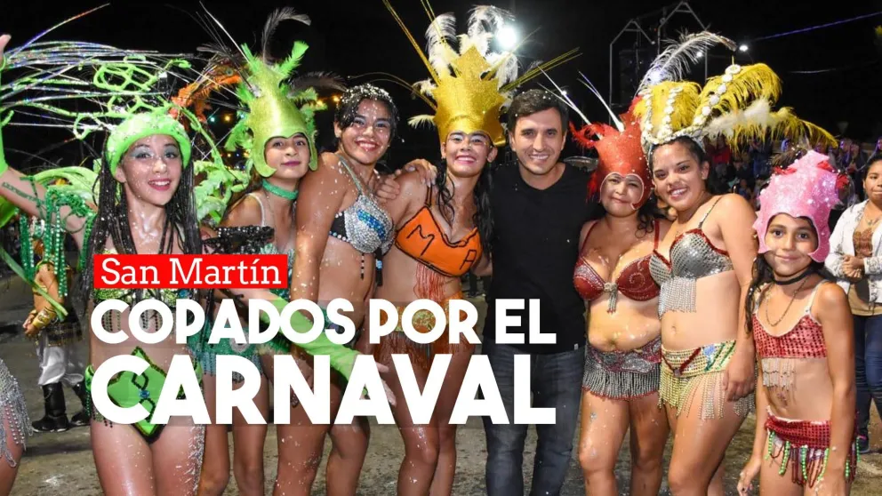 Más de 40 mil personas asistieron al Carnaval de San Martín