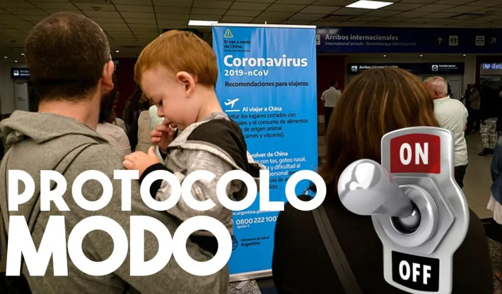 En Ezeiza aplican el protocolo en los vuelos que desde Roma, pero no toman temperatura a los pasajeros
