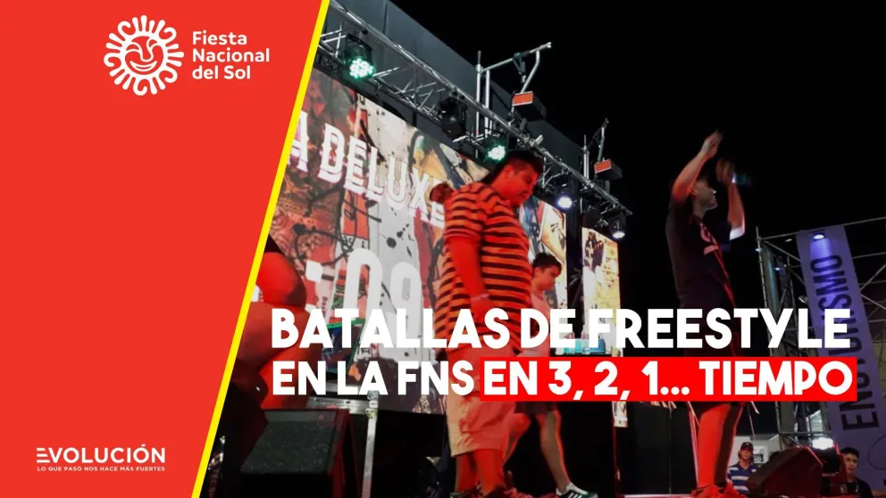 Las batallas de freestyle, presentes en la Fiesta Nacional del Sol