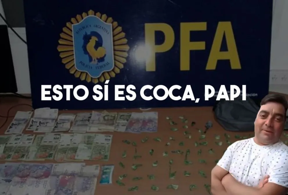 Circulaba con 110 dosis de cocaína