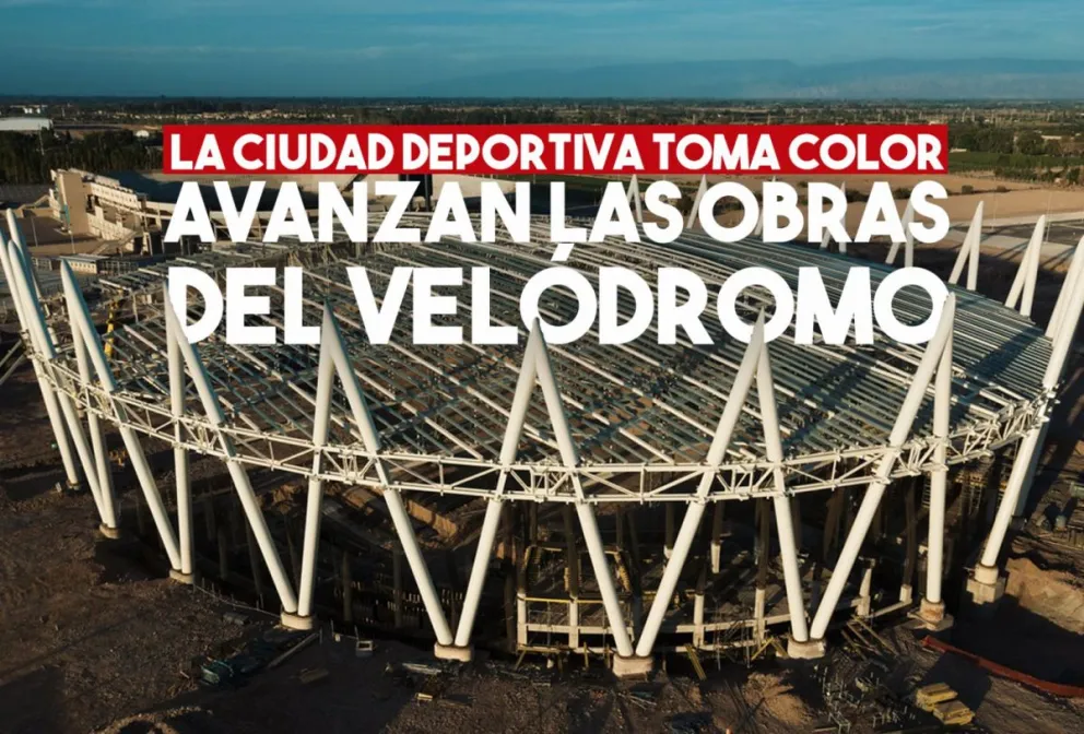 La obra del Velódromo alcanza casi un 40% de avance