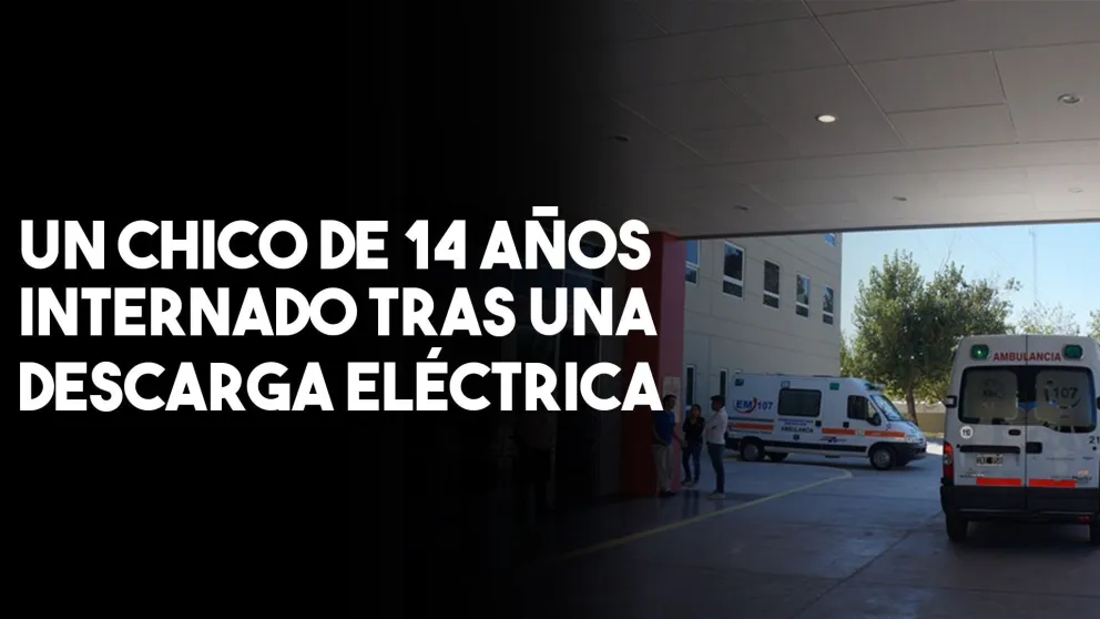 Un adolescente recibió una descarga eléctrica y debió ser internado de urgencia