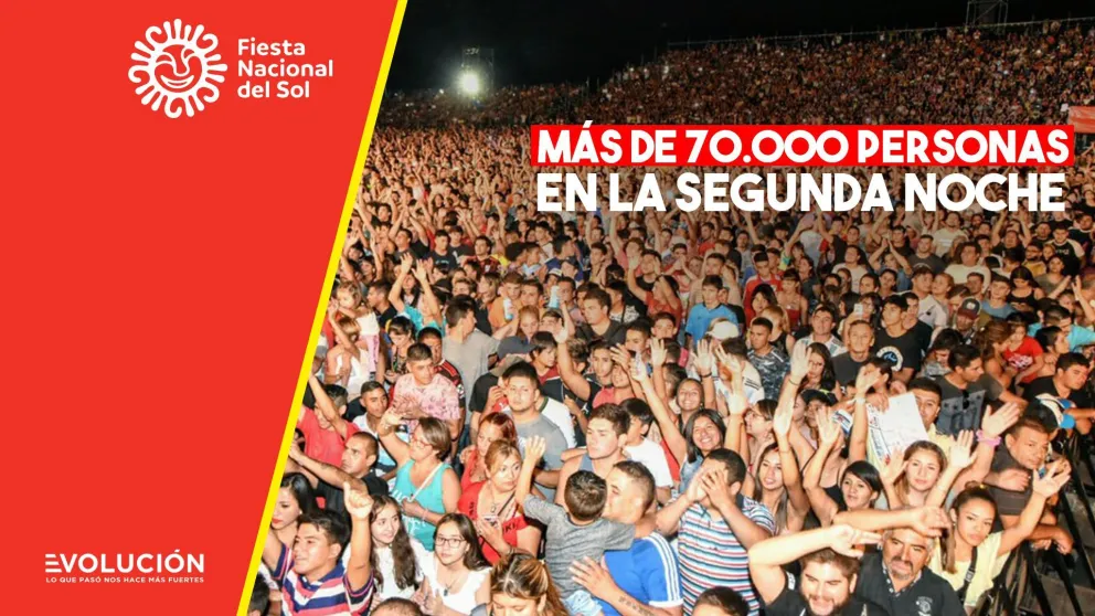 Más de 70.000 personas en la segunda noche de la FNS