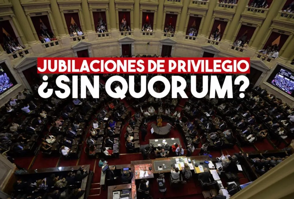 Jubilaciones de privilegio: Juntos por el Cambio anticipó que no dará quórum