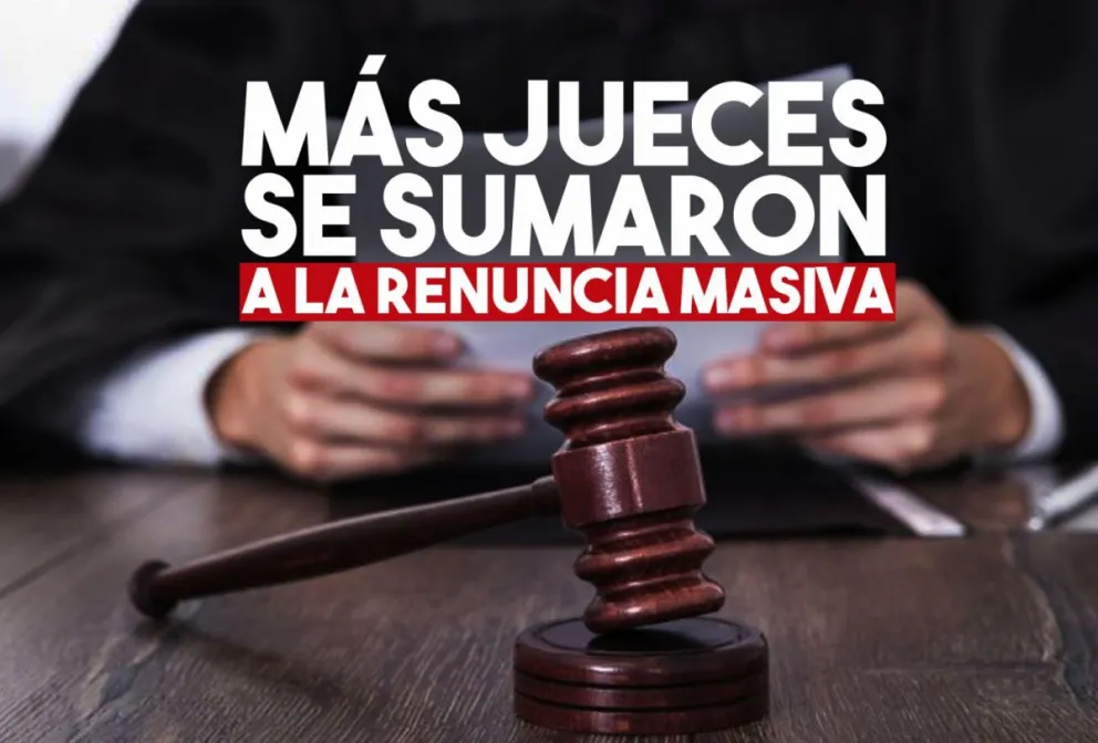 Renunciaron tres jueces más y ya son 12 las bajas