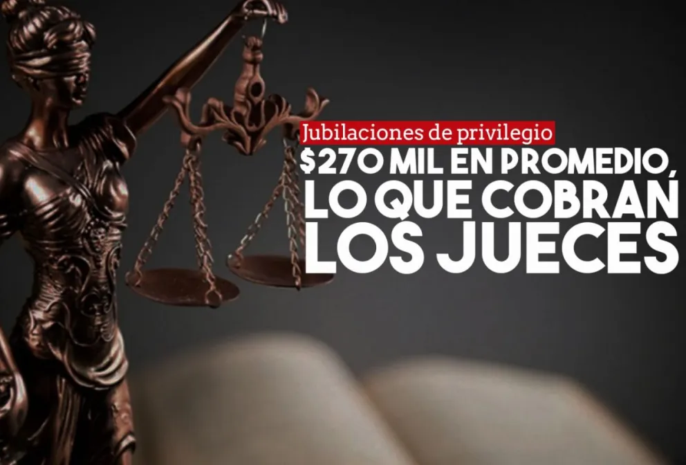 Cuánto cobran los jueces por las jubilaciones de privilegio según el Gobierno