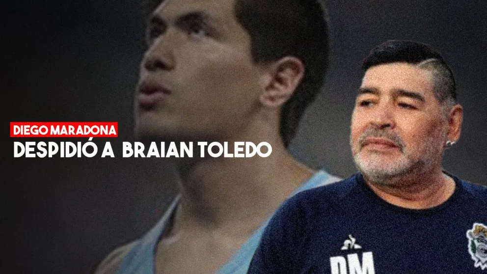 El conmovedor mensaje de despedida de Diego Maradona a Braian Toledo