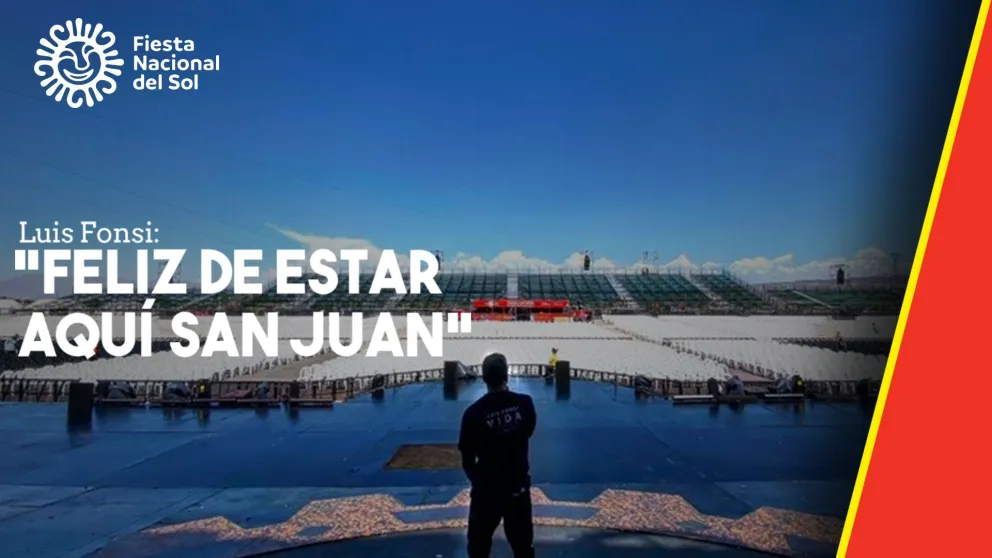 Luis Fonsi, el plato fuerte de este viernes en la FNS: "Feliz de estar acá, San Juan"