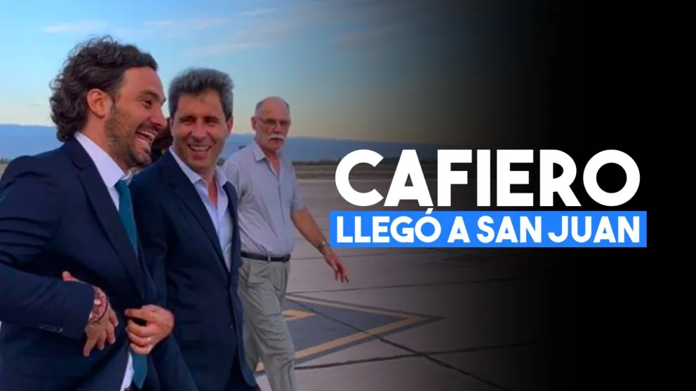 Cafiero llegó a San Juan para el acto de entrega de viviendas e irá a la Fiesta del Sol