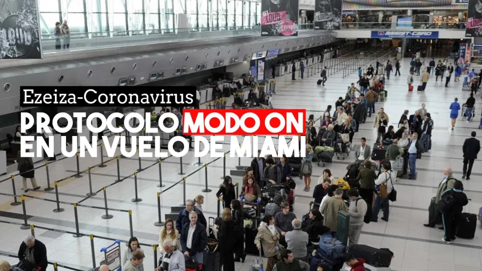 Coronavirus: Se encendió la alarma en el aeropuerto de Ezeiza