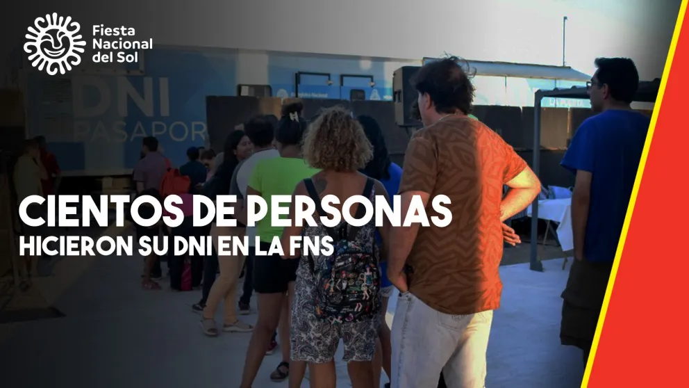 Cerca de 700 trámites fueron realizados en la Fábrica de DNI en la Fiesta del Sol