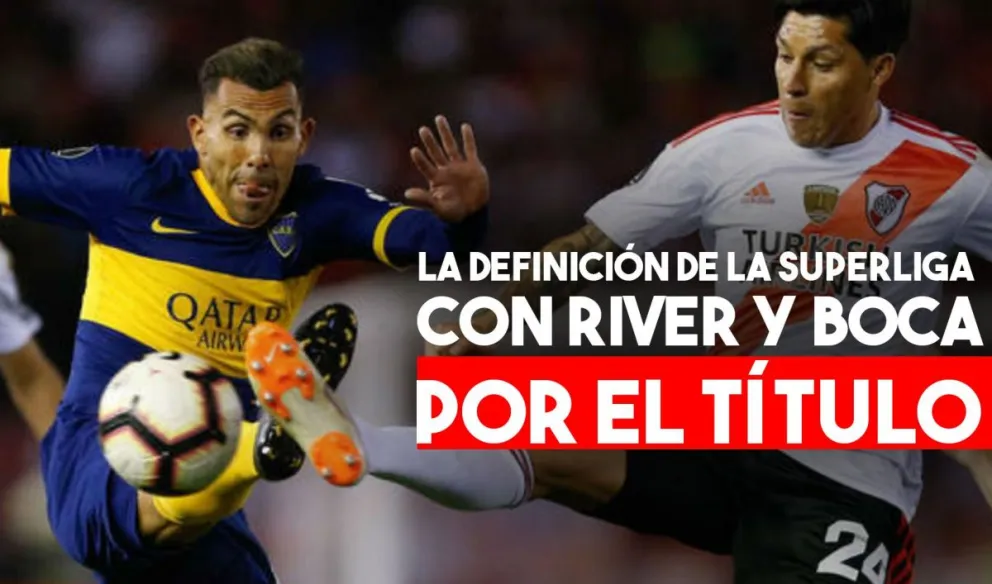 Así es campeón River, así festeja Boca y así desempatan