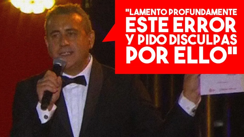 Gustavo Toledano admitió su error y pidió disculpas