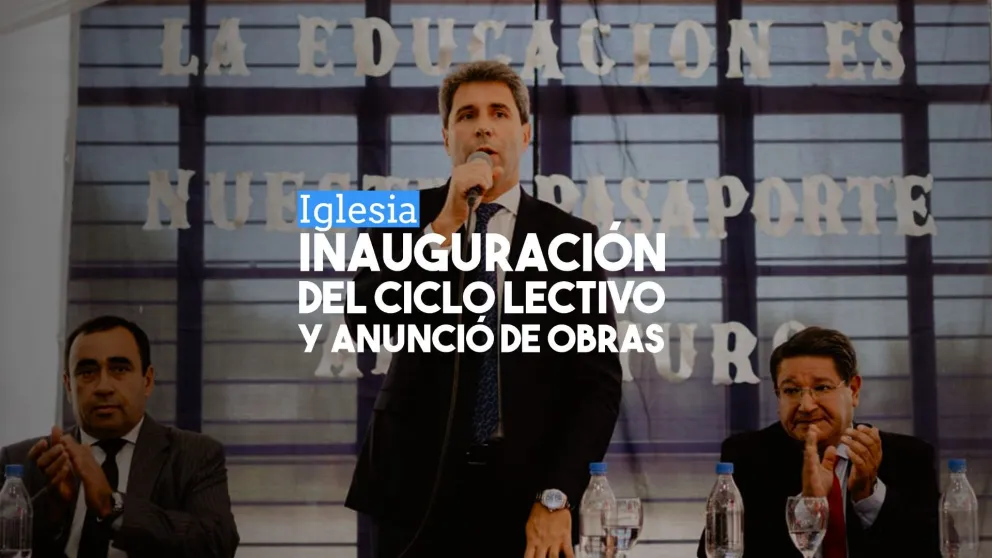 Se inauguró el ciclo lectivo y anunciaron obras para Iglesia