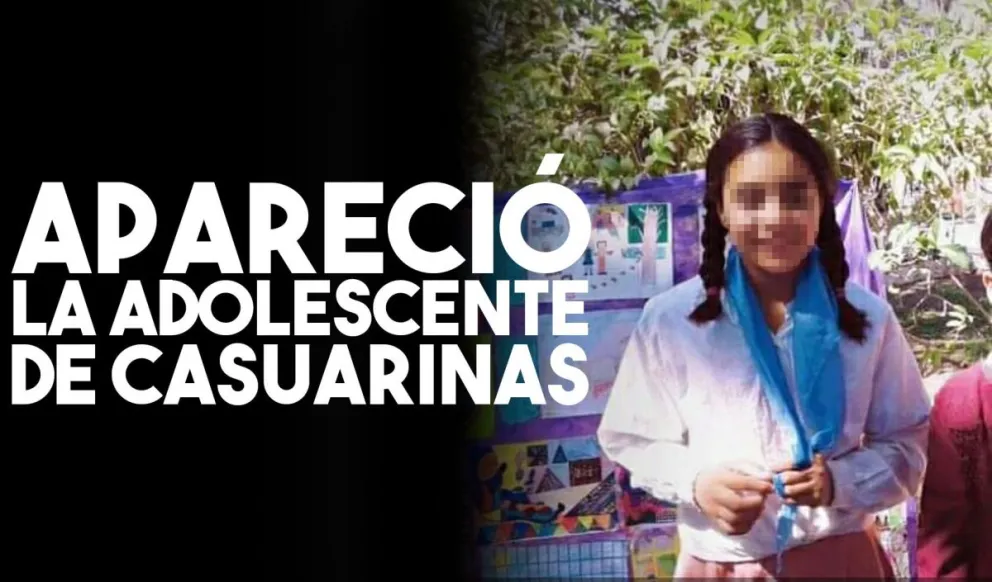 Encontraron a la adolescente que se había perdido en Casuarinas