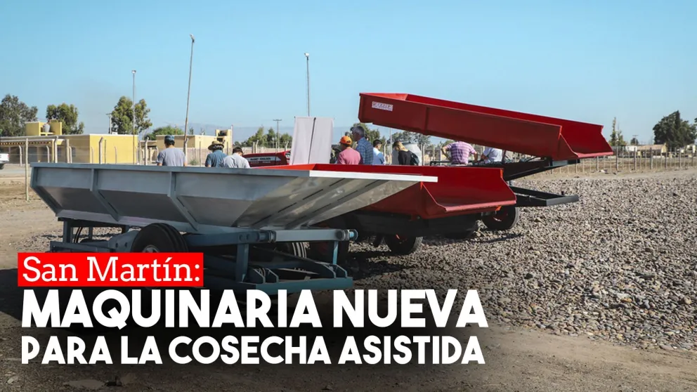San Martín cuenta con nuevos equipos de cosecha asistida y de riego