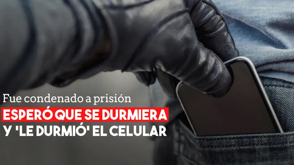 Esperó que se durmiera y le robó el celular: lo condenaron a 10 meses de cárcel