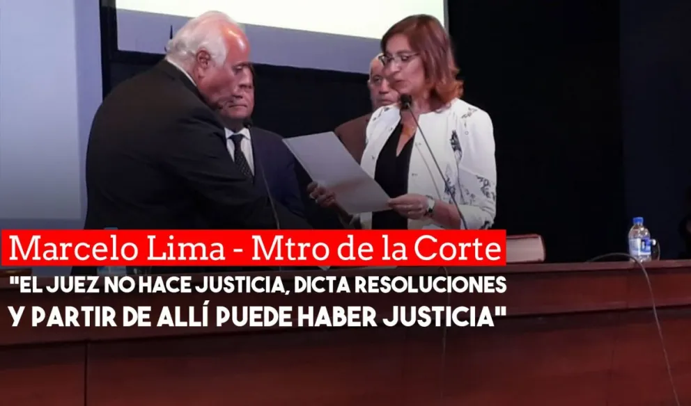 Marcelo Lima juró como ministro de la Corte de Justicia