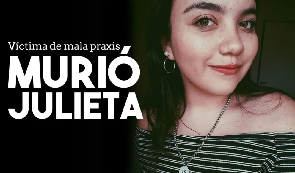 Murió Julieta, la joven que quedó grave tras ser operada de las amígdalas