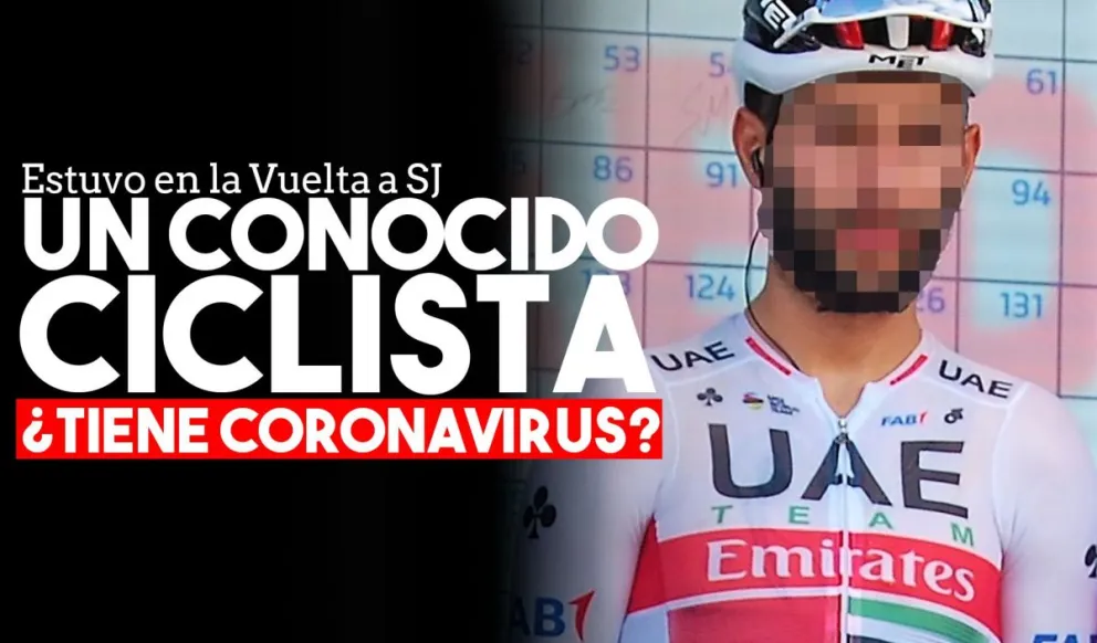 Un ciclista que fue protagonista de la Vuelta a San Juan tendría coronavirus