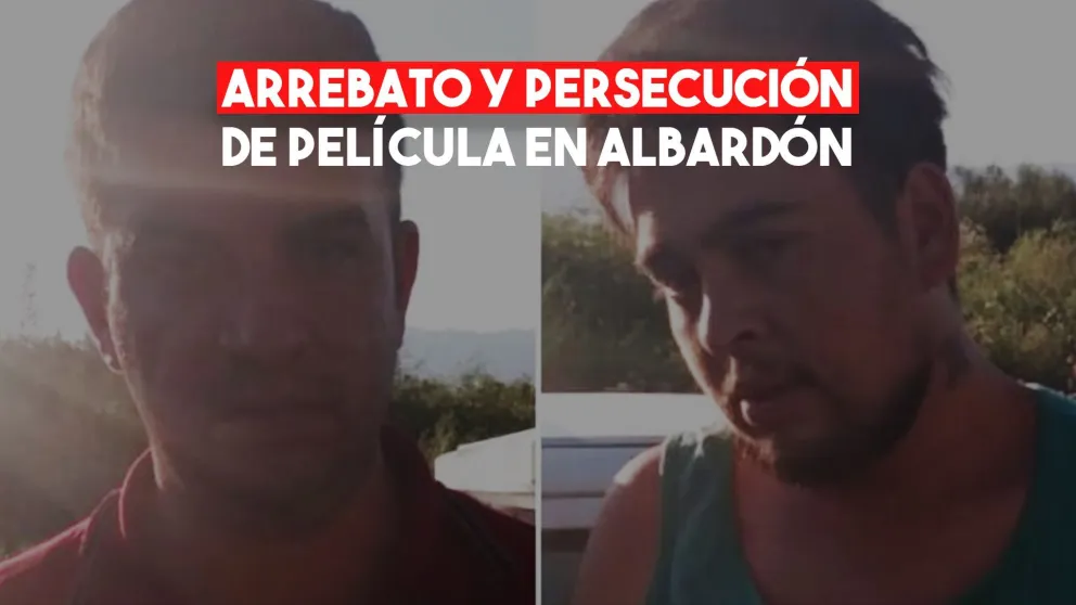Arrebato, persecución y resistencia: dos delincuentes fueron detenidos en Albardón
