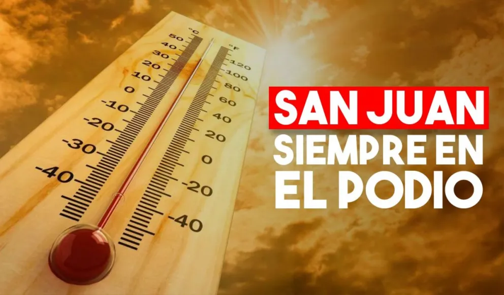 Nuevamente San Juan en el ránking de temperaturas más altas