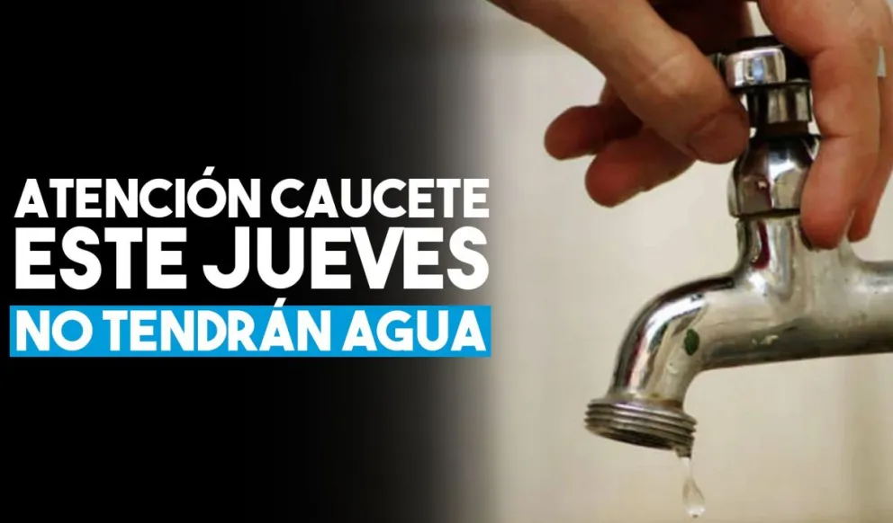 Una importante zona de Caucete se quedará sin agua potable este jueves