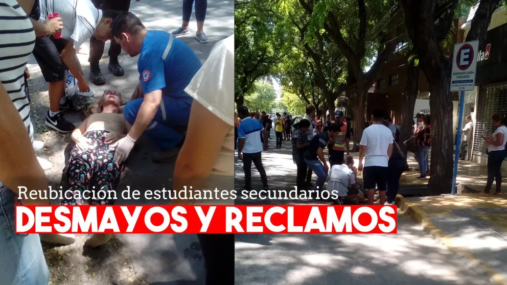 Reubicación de alumnos del secundario: padres reclaman con corte de calle