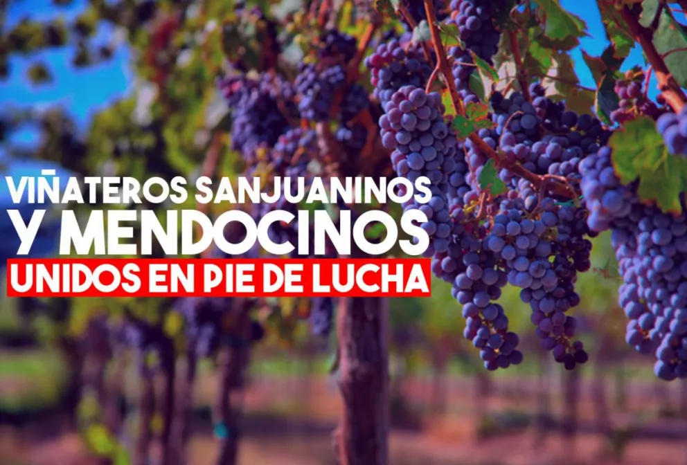 Viñateros sanjuaninos también se manifestarán en el “Contradesayuno” en Mendoza