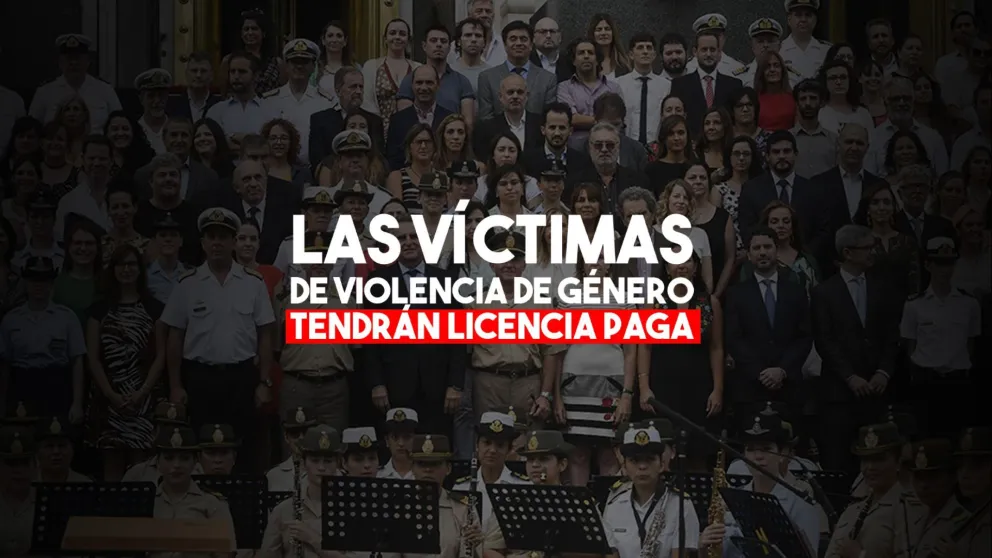 Firmarán la licencia paga para víctimas de violencia de género