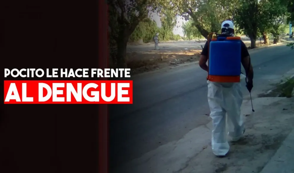 En Pocito se comenzó con la fumigación para evitar el crecimiento del Dengue