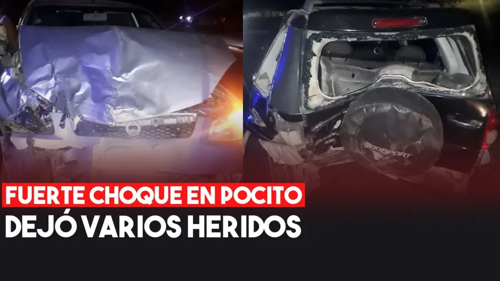 Un fuerte choque dejó varios heridos y un menor trasladado de urgencia