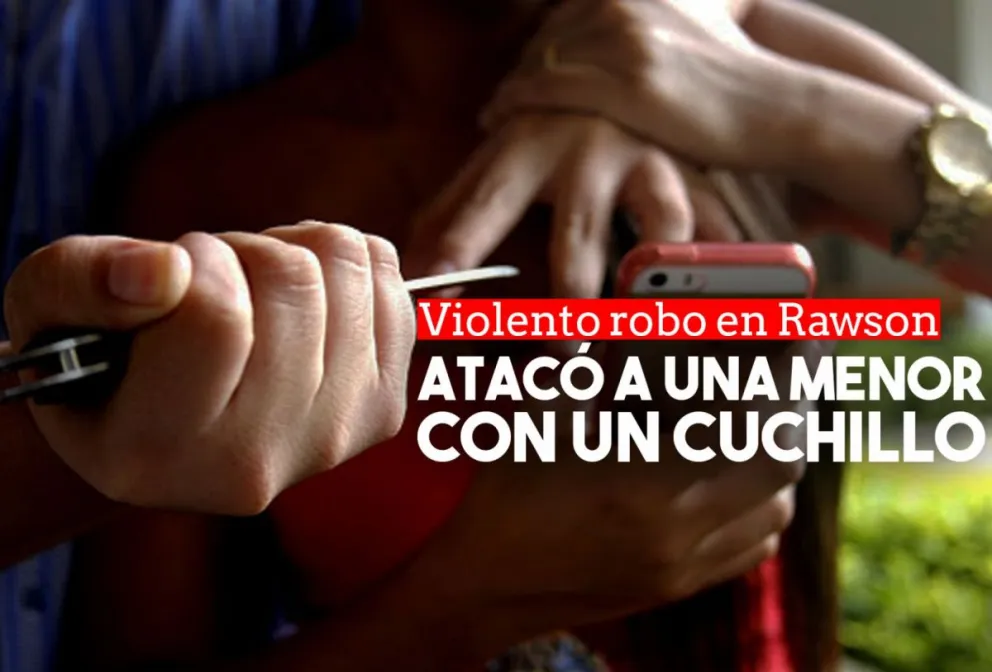 Le puso el cuchillo en el cuello a una menor, la cortó y le robó el celular