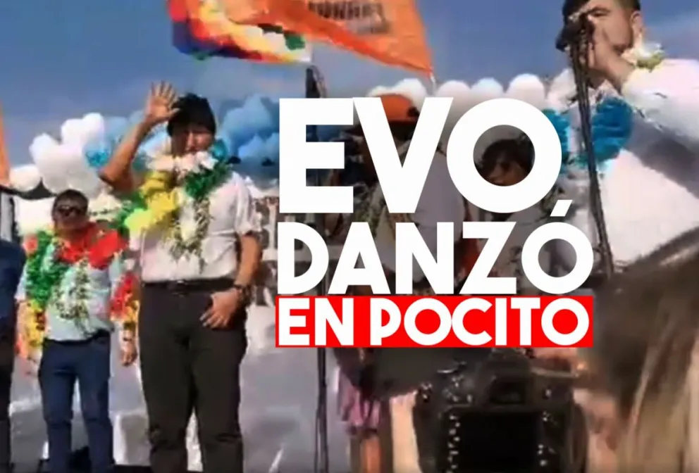 Evo Morales volvió a San Juan y compartió la tarde con su comunidad en Pocito