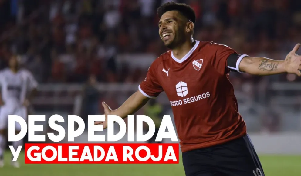 Independiente terminó su participación en la Superliga con una goleada frente a Central Córdoba