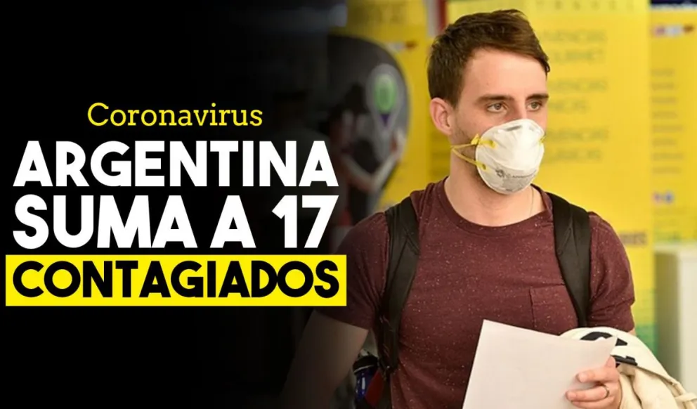 Coronavirus en Argentina: confirman 5 nuevos casos y suman 17 contagiados