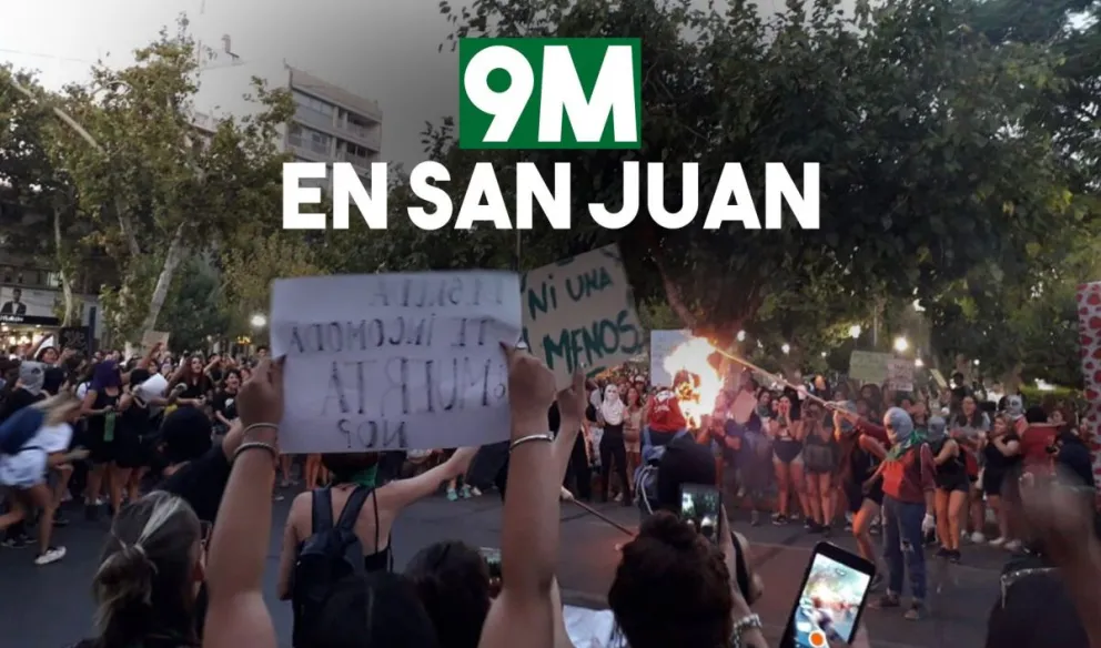 9M: mujeres marcharon contra los femicidios y a favor del aborto legal en San Juan