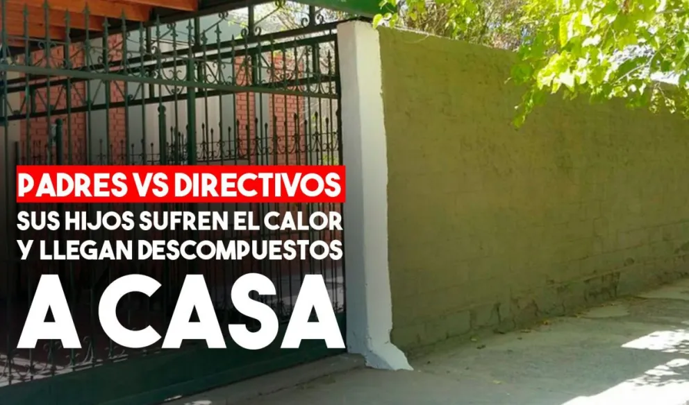 Un grupo de padres denuncia que sus hijos llegan descompuestos por el calor