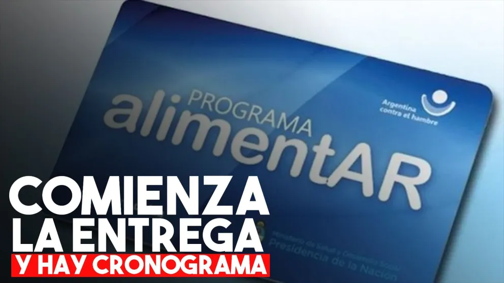 Este miércoles comienza la entrega de la Tarjeta Alimentar en tres departamentos