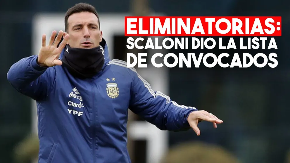 Ya está la lista de los convocados para la Selección Argentina