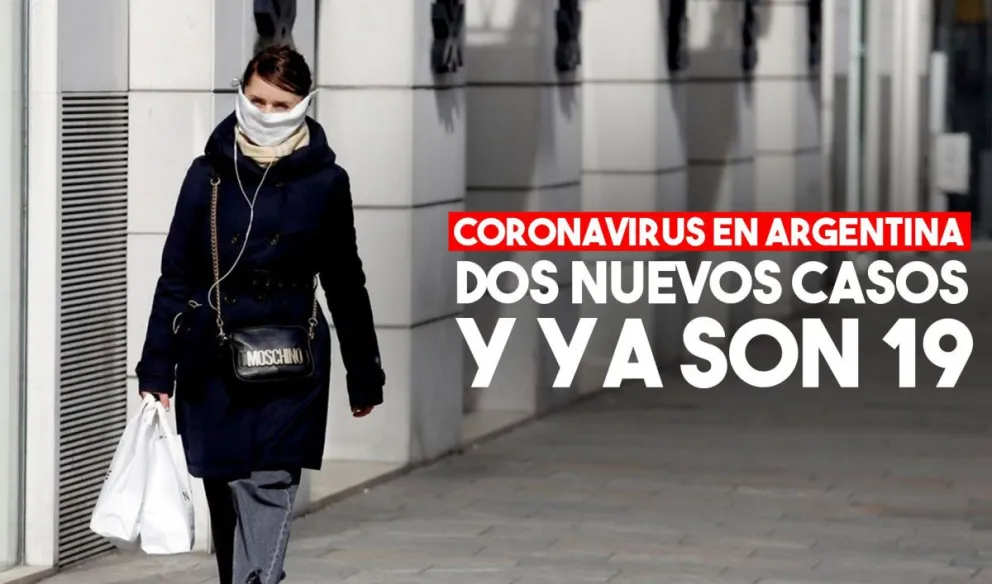Coronavirus en la Argentina: hay dos nuevos casos y ya son 19 en el país