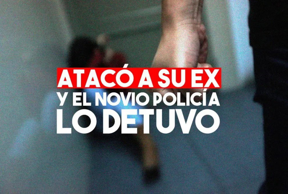 Golpeó a su expareja y lo detuvo su novio policía