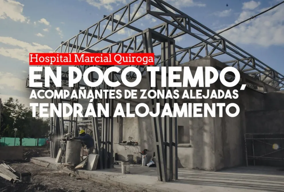 La obra de ampliación del hospital Marcial Quiroga ya tiene más del 75% de avance