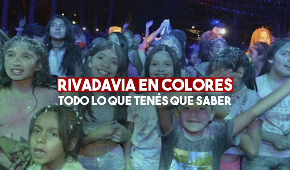 Se viene la 5ta edición de la Fiesta "Rivadavia en Colores"