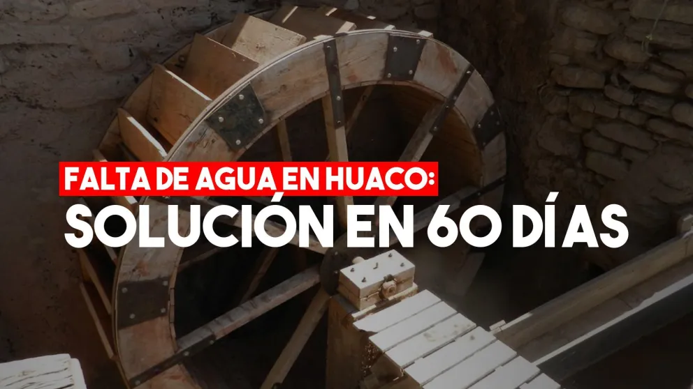 Falta de agua en Huaco: estiman que en dos meses solucionarán el problema